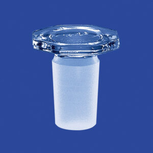 Achtkant-Deckelstopfen, Glas