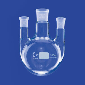 Dreihals-Rundkolben, Seitenhälse parallel