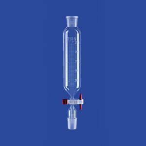 Tropftrichter, zylindrisch, mit PTFE-Küken