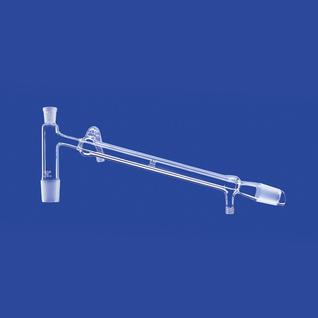 Destillierbrücken mit Liebig-Kühler und GL-Anschluss