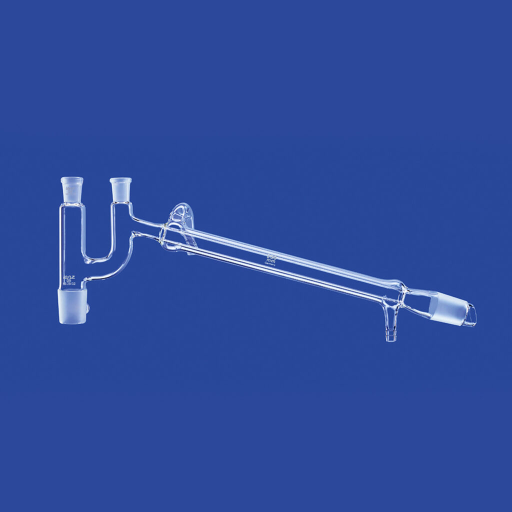 Destillierbrücken nach Claisen, mit Olive