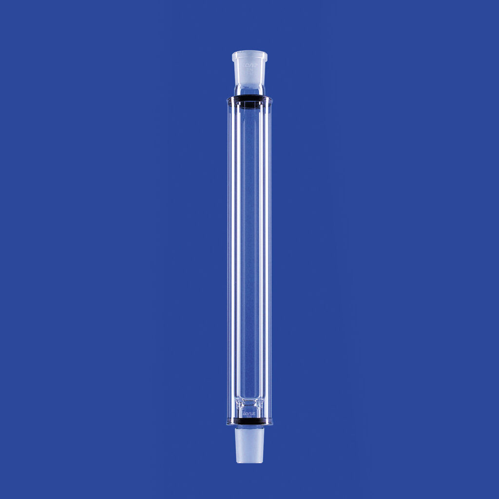 Kolonnen nach Hempel mit aufgeschobenem Glasmantel