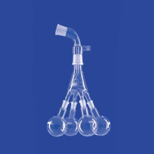 Destilliervorlagen nach Bredt, gebogen