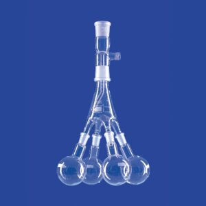 Distilling receivers acc. to Bredt, straight