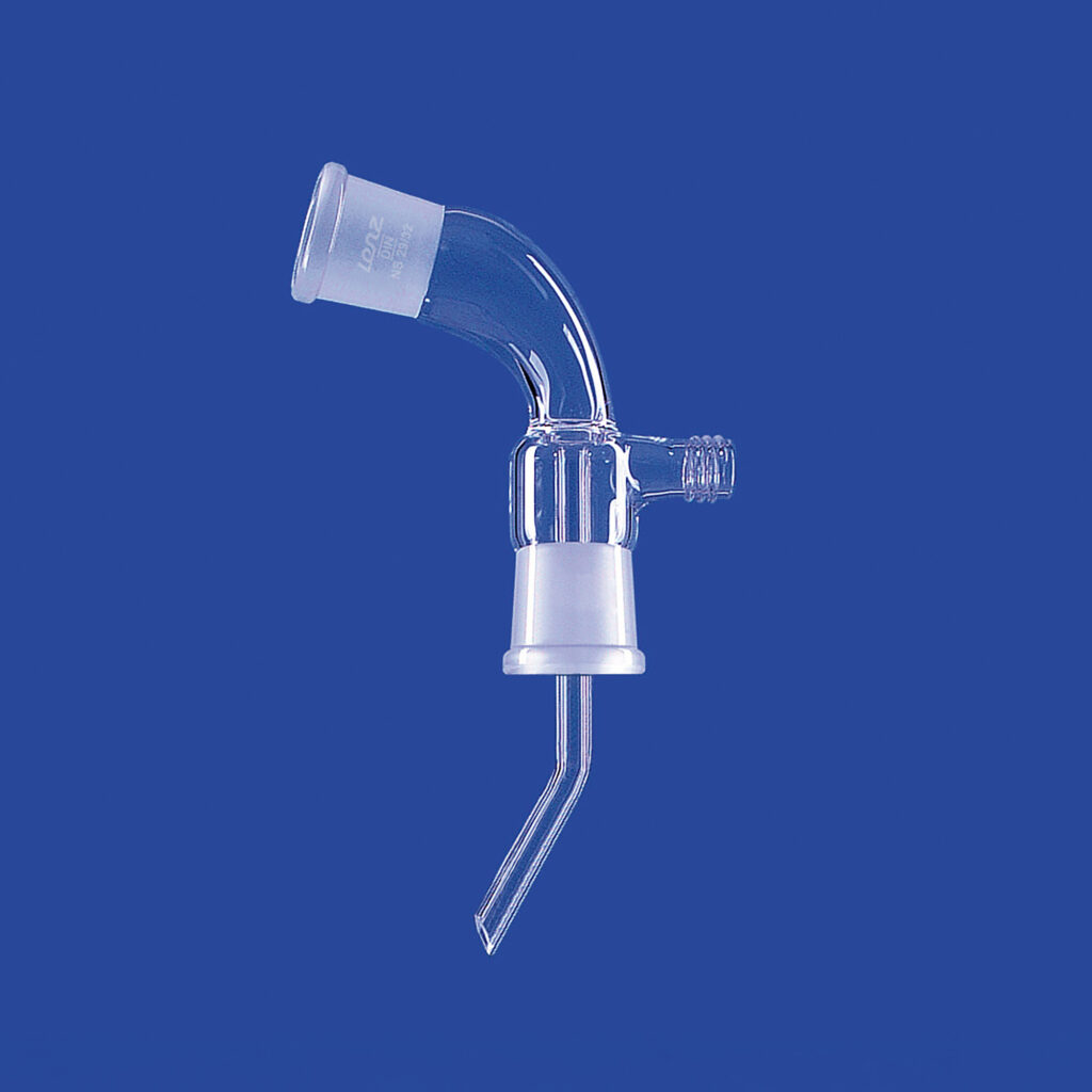 Vorstöße, gebogen, für Destilliervorlagen nach Bredt