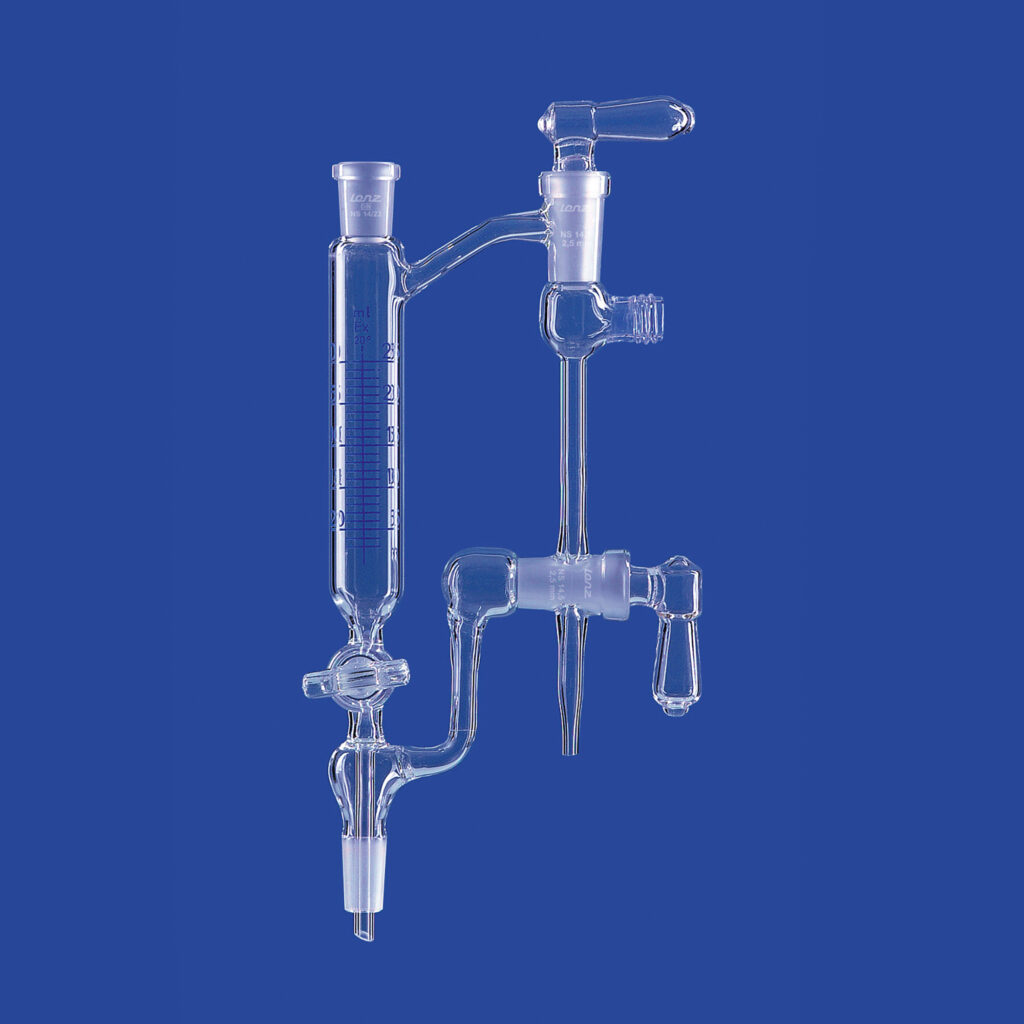 Destilliervorlagen nach Anschütz-Thiele, gerade, Glas