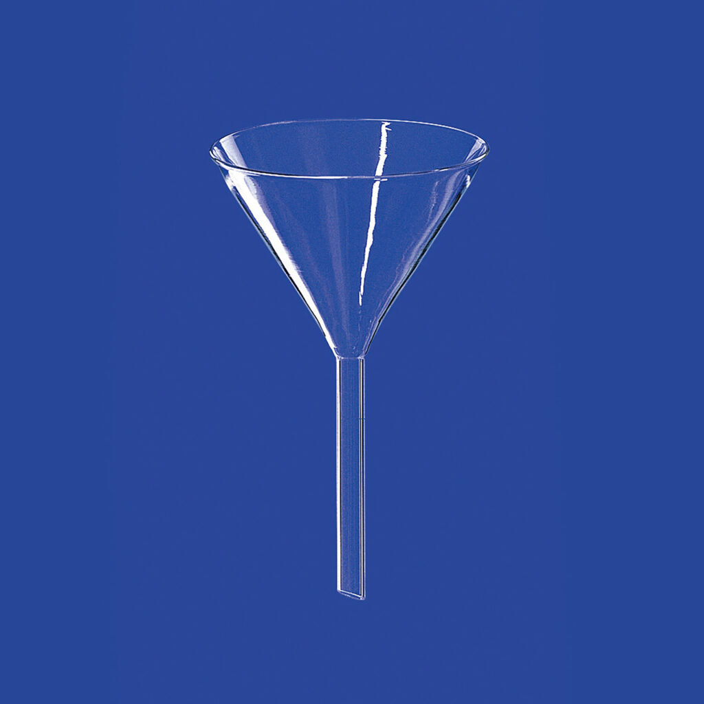 Trichter, glatte Innenfläche