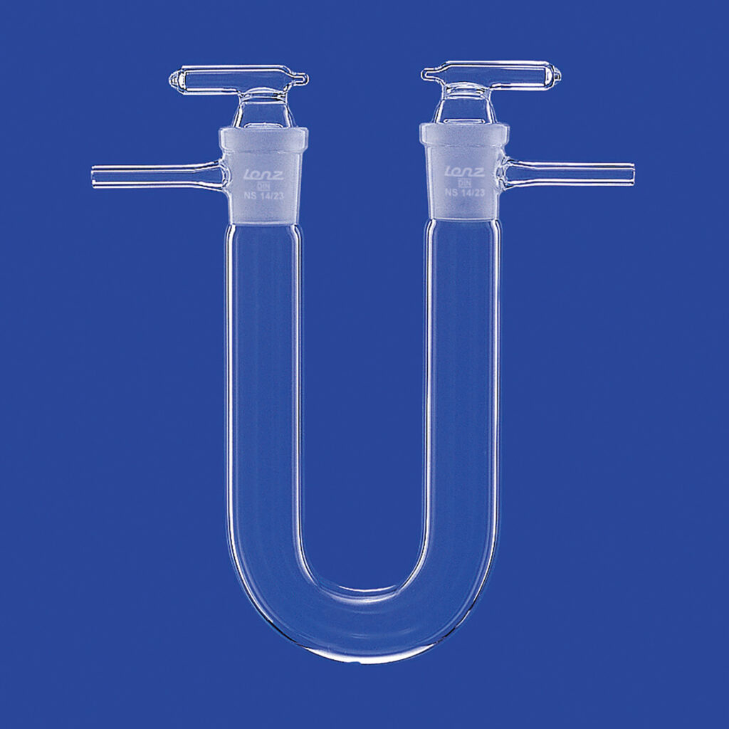 Trockenrohre, U‑Form, mit NS-Hähnen