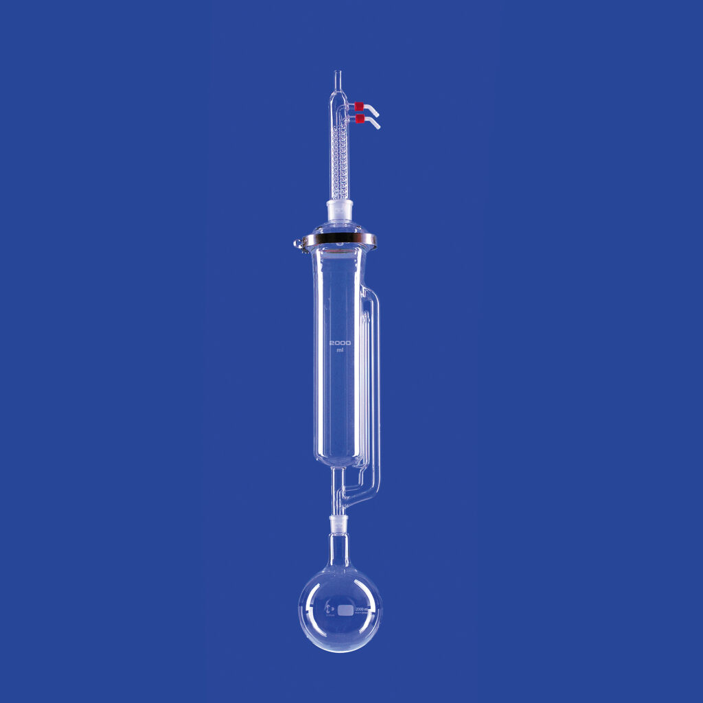 Extraktionsapparate nach Soxhlet, 2000 ml, mit Flansch