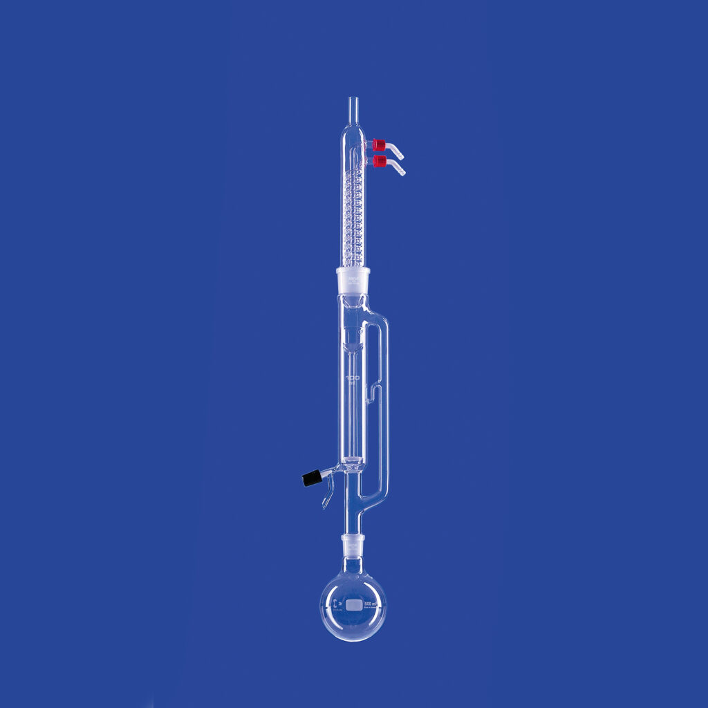 Extraktionsapparate für spezifisch leichte Extraktionsmittel