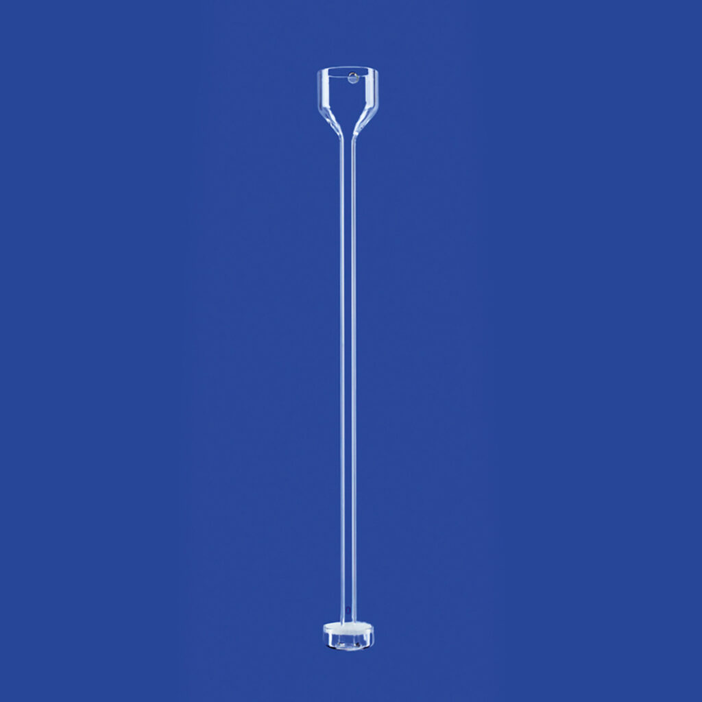 Verteilerrohre mit Fritte, für spezifisch leichte Extraktionsmittel