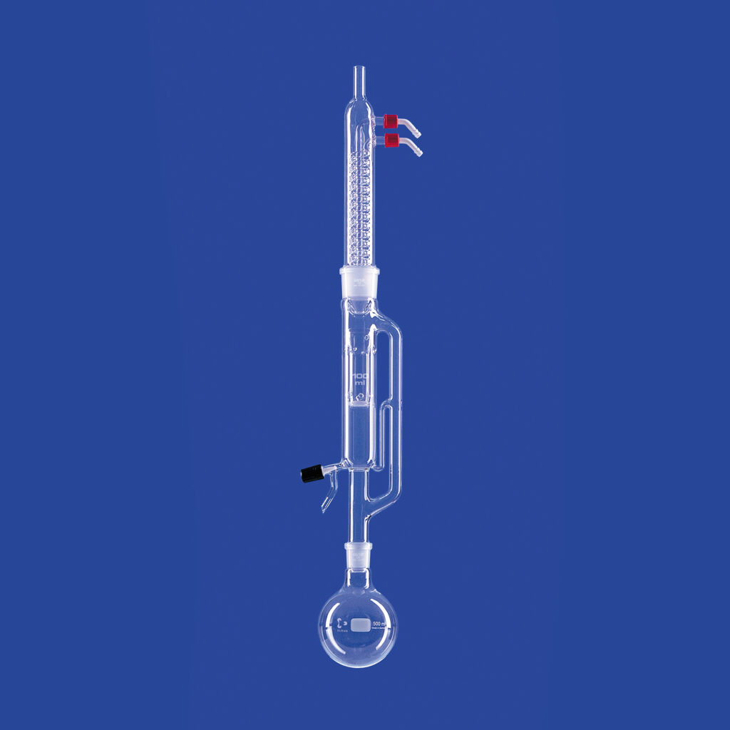 Extraktionsapparate für spezifisch schwere Extraktionsmittel