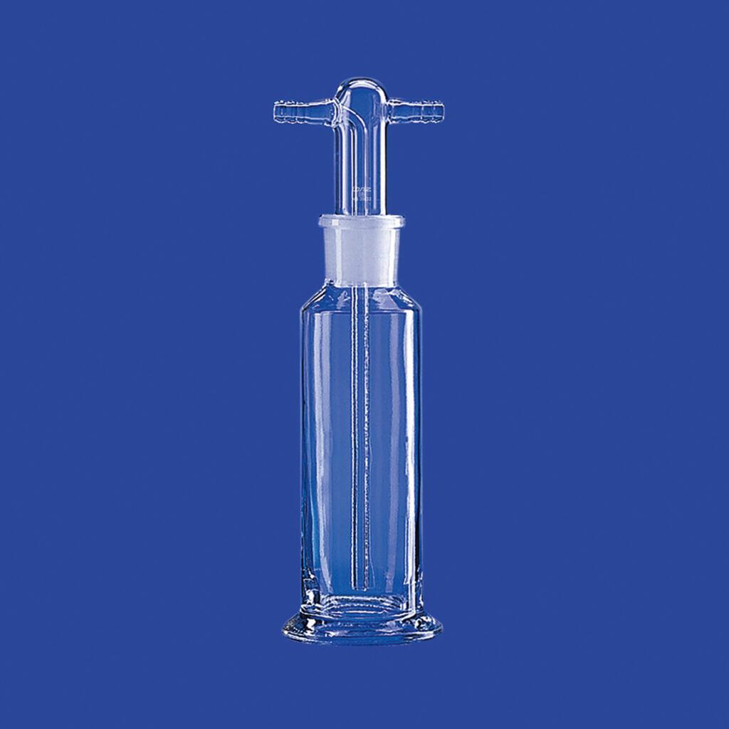 Gaswaschflaschen nach Drechsel ohne Filterplatte