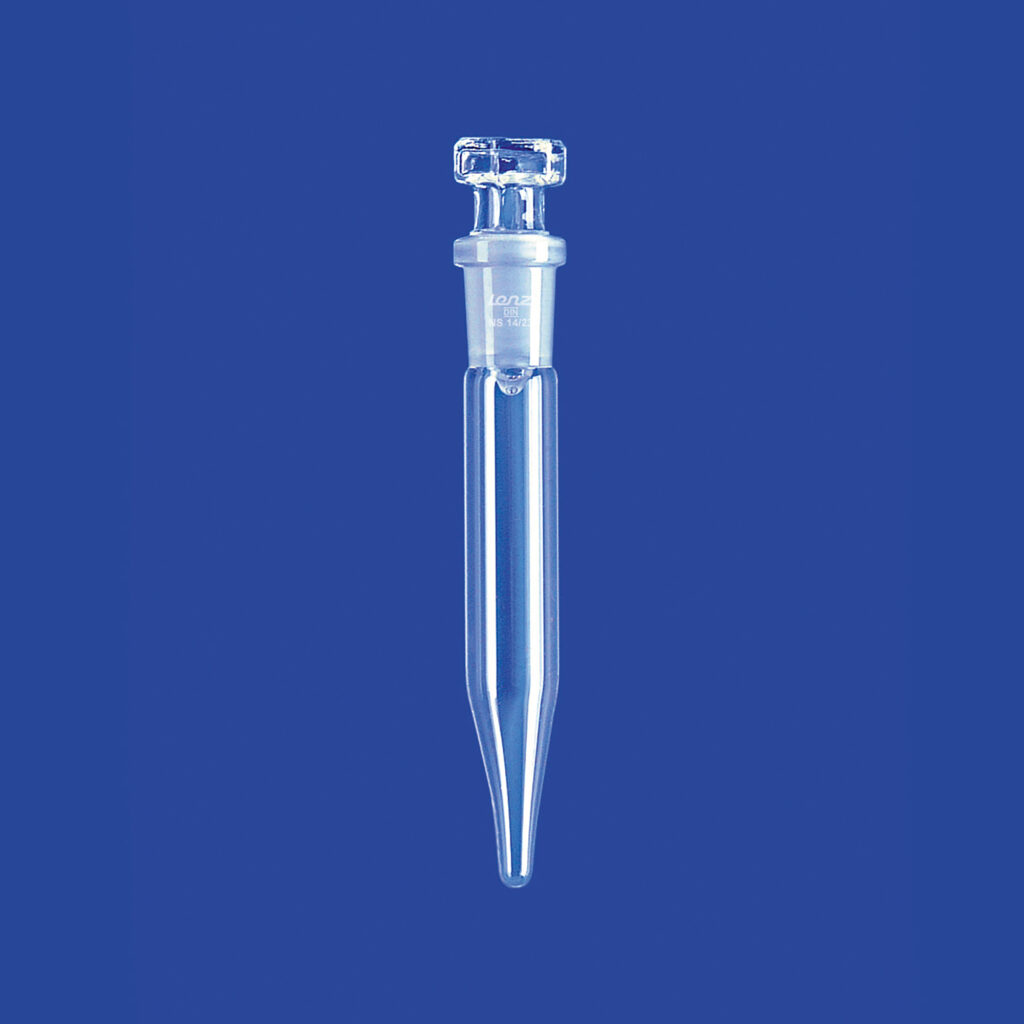 Spitzbodengläser mit Normschliff