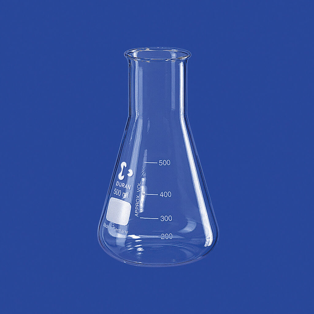 Erlenmeyer-Kolben, Weithals