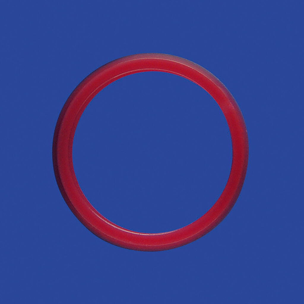 Ausgießringe, rot