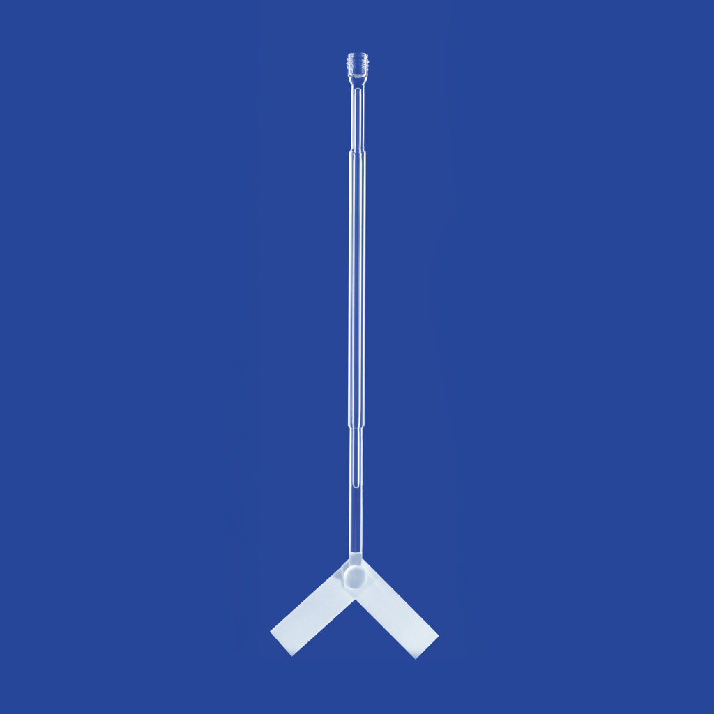 Rührer mit beweglichen Flügeln und GL-Gewindeanschluss